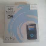 Odtwarzacz MP3 Creative Zen V 4 Gb Czarno-niebieski Nowy unikat