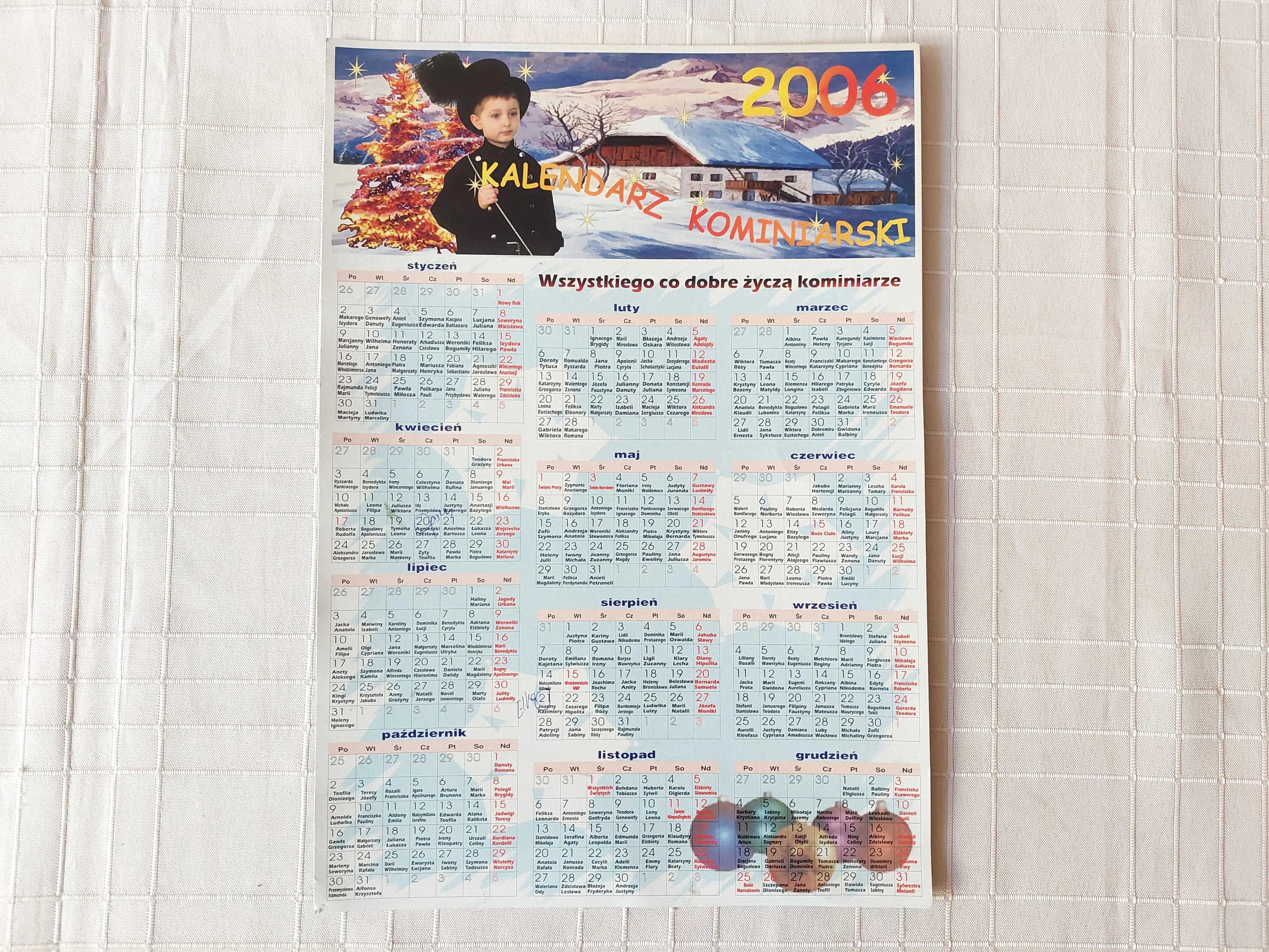Kalendarz kominiarski 2006