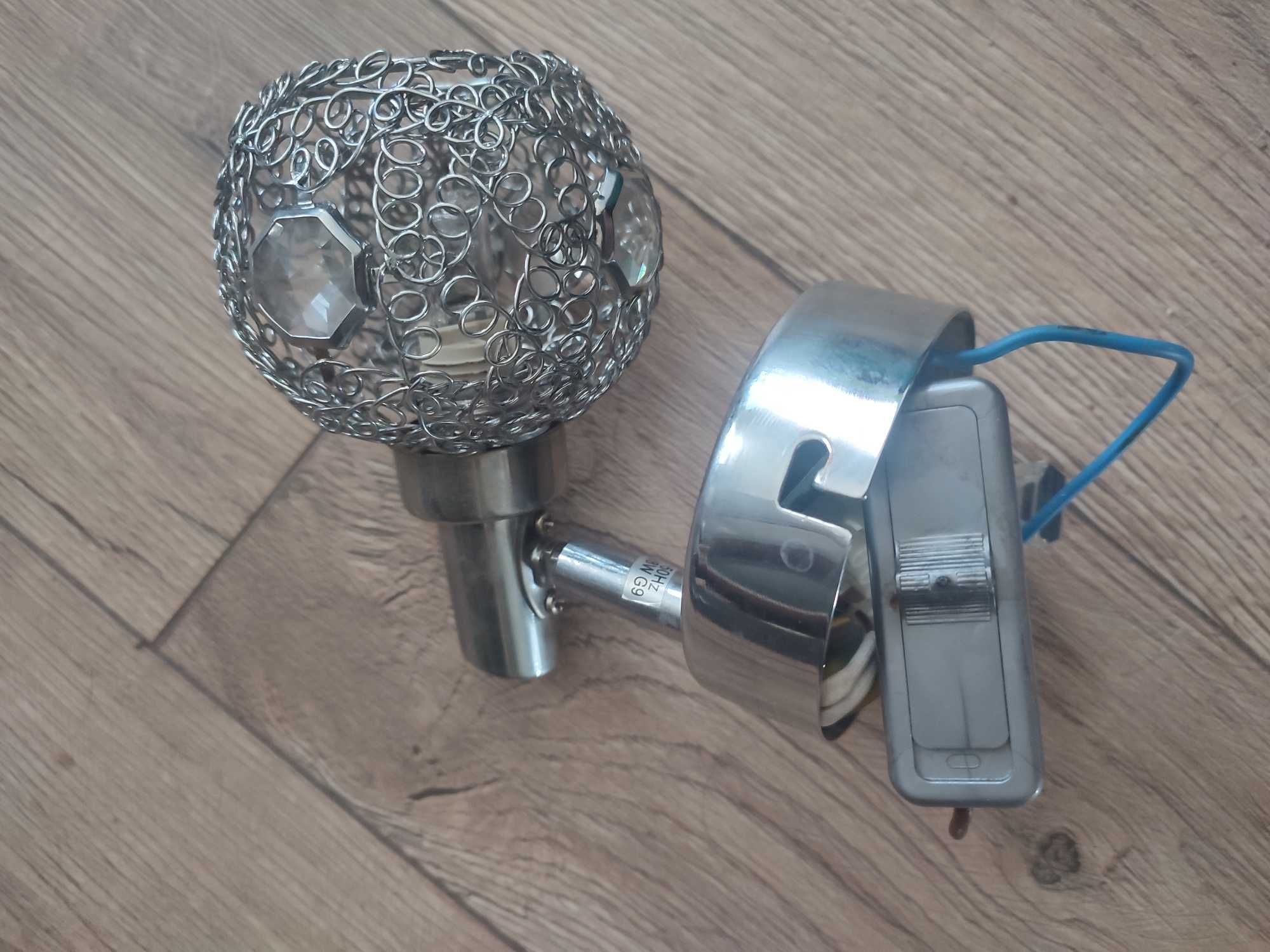 Lampy wiszące żyrandol plus lampka nocna