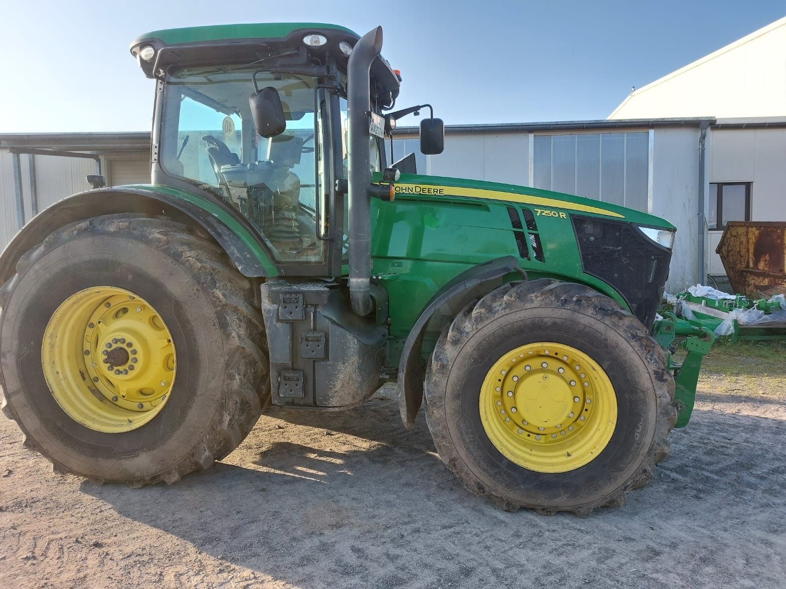 John Deere 7250R uszkodzona skrzynia