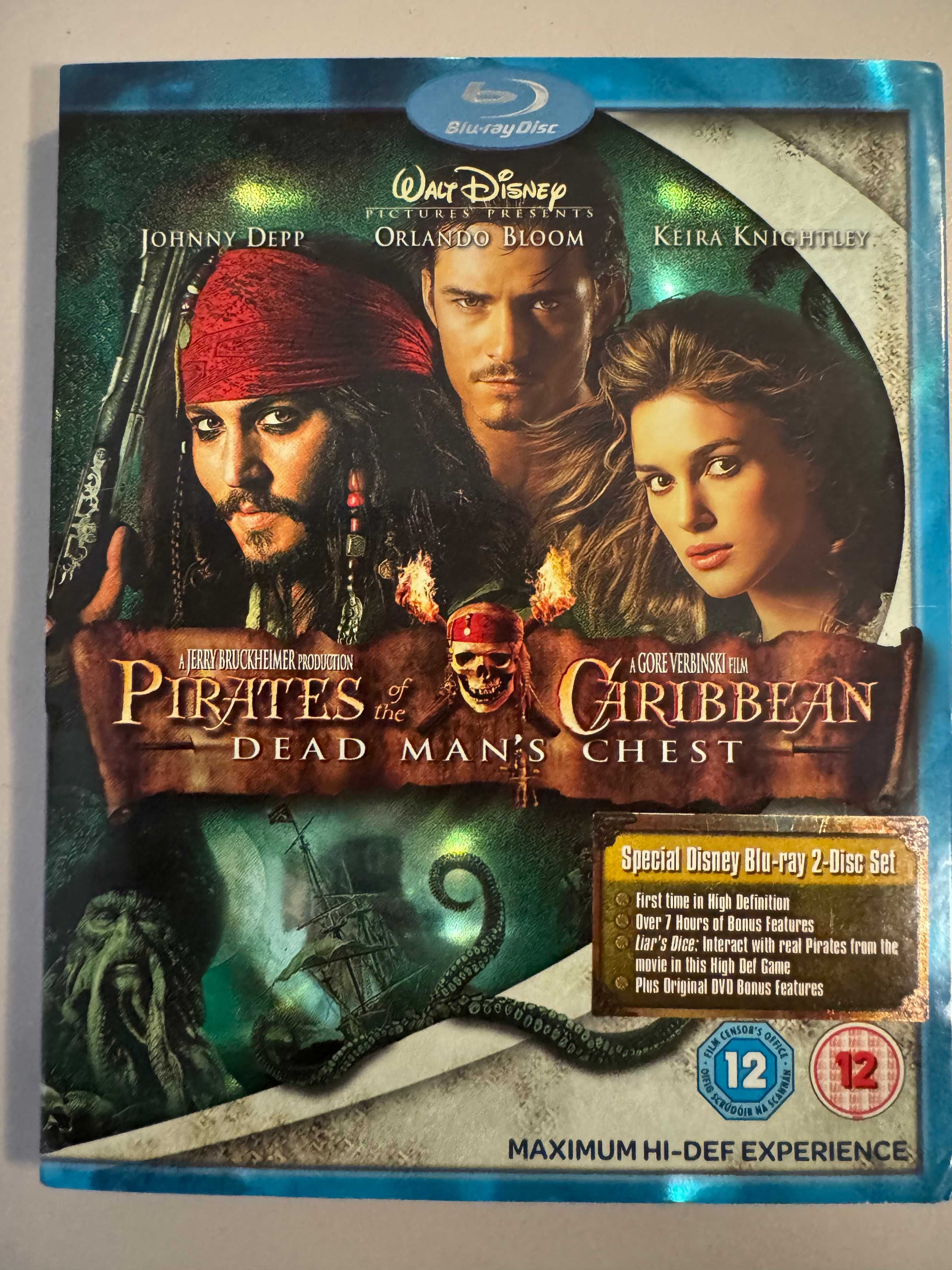 Piraci z Karaibów Skrzynia Umarlaka 2 x Blu-Ray brak PL