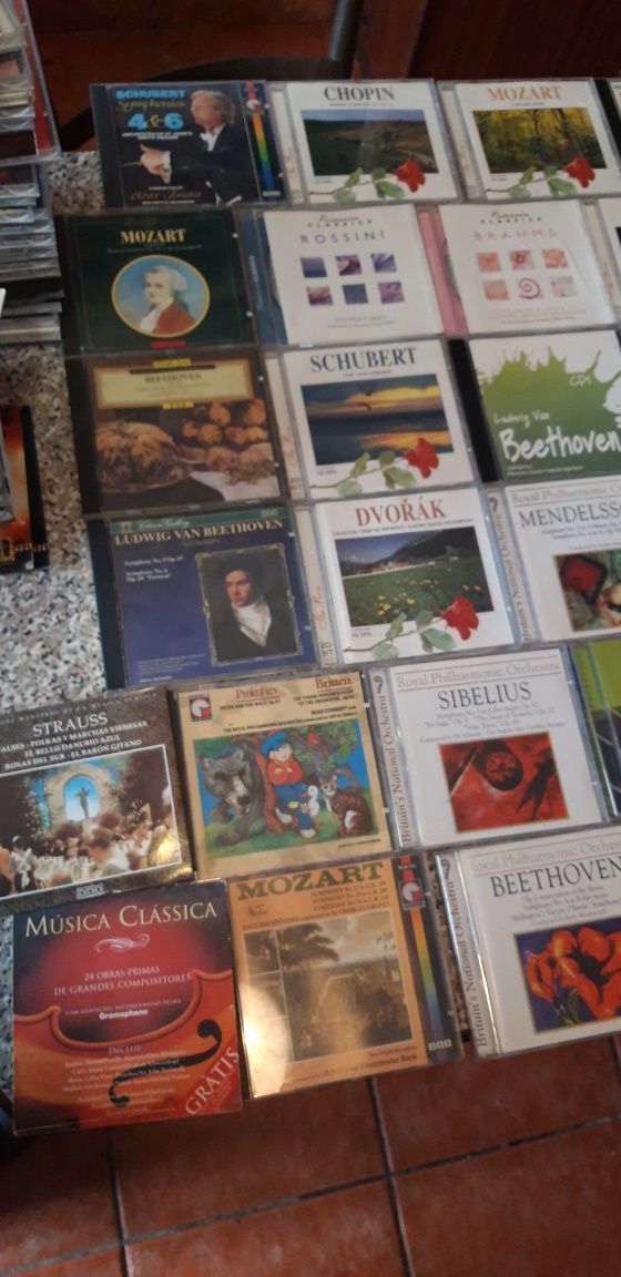 Conjunto de 55 Cd's de Música Clássica