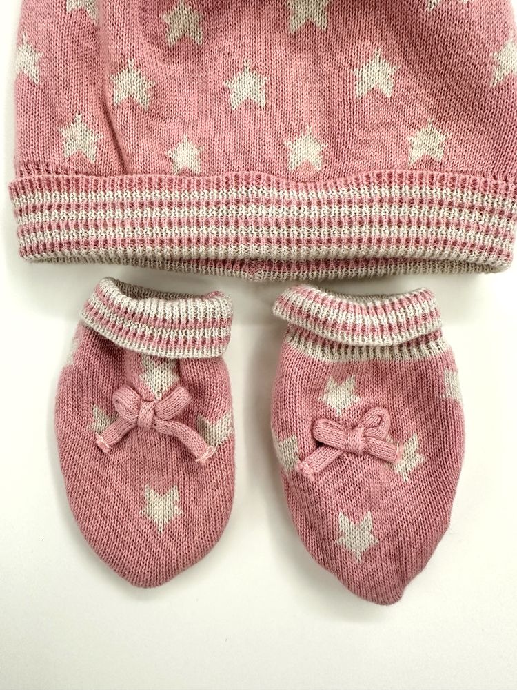 Gorro e Luvas de Bebé 6 meses Mayoral
