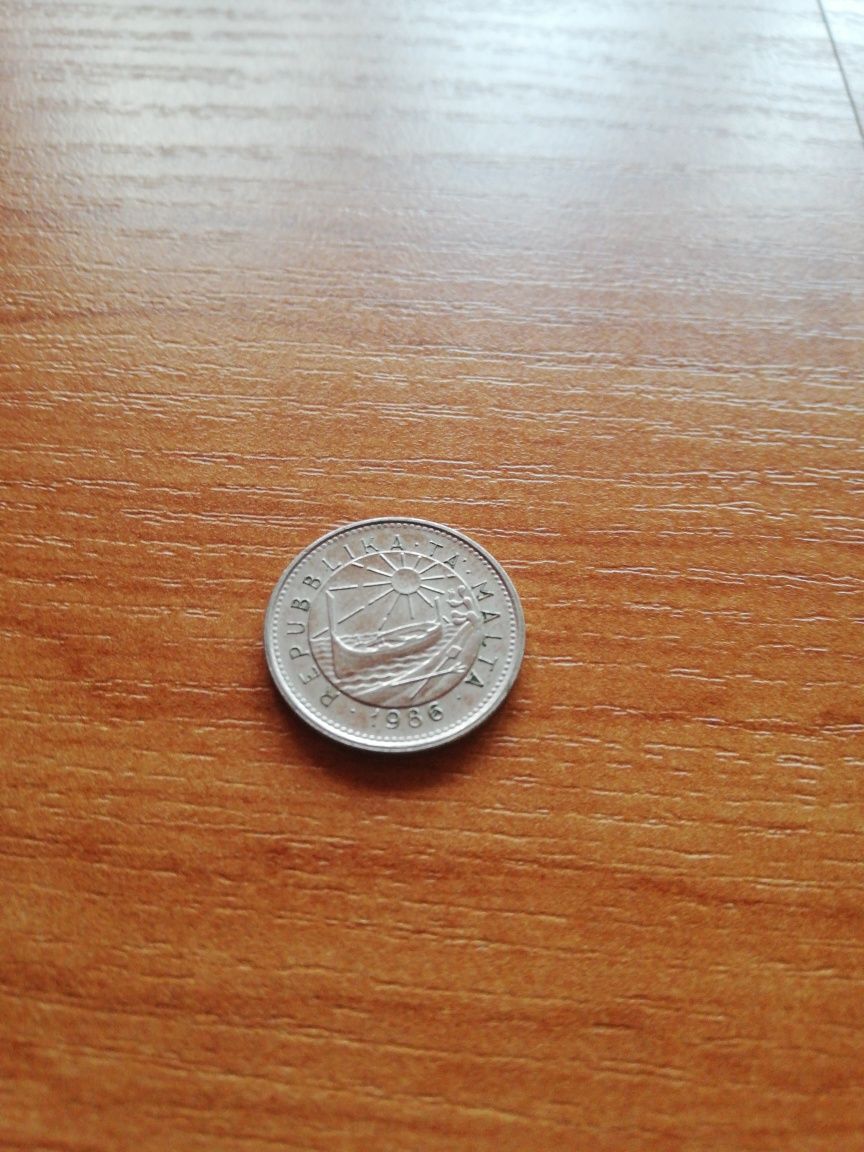 Moneta 5 centów 1986