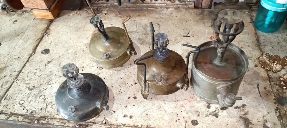 Fogões antigos em cobre