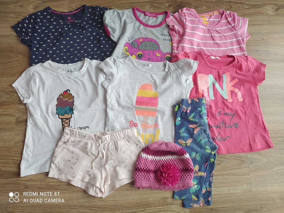 Komplet ciuchów 98-104