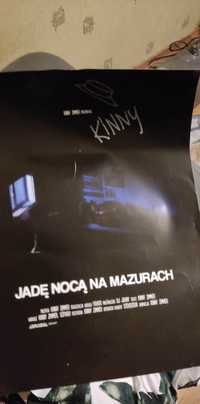 Plakat z autografem Kinny Zimmer z niewydanej płyty unikat