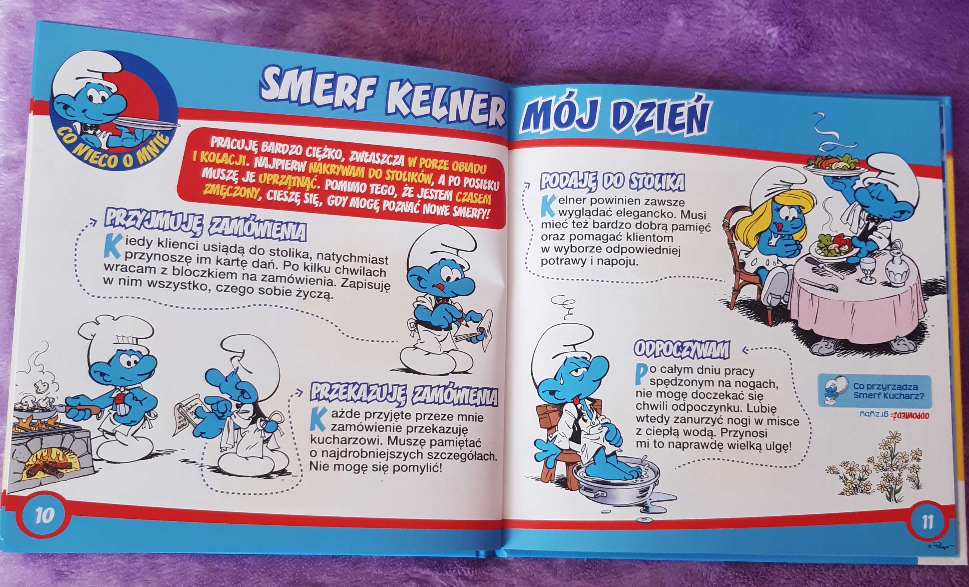 Książeczka Smerf Kelner.