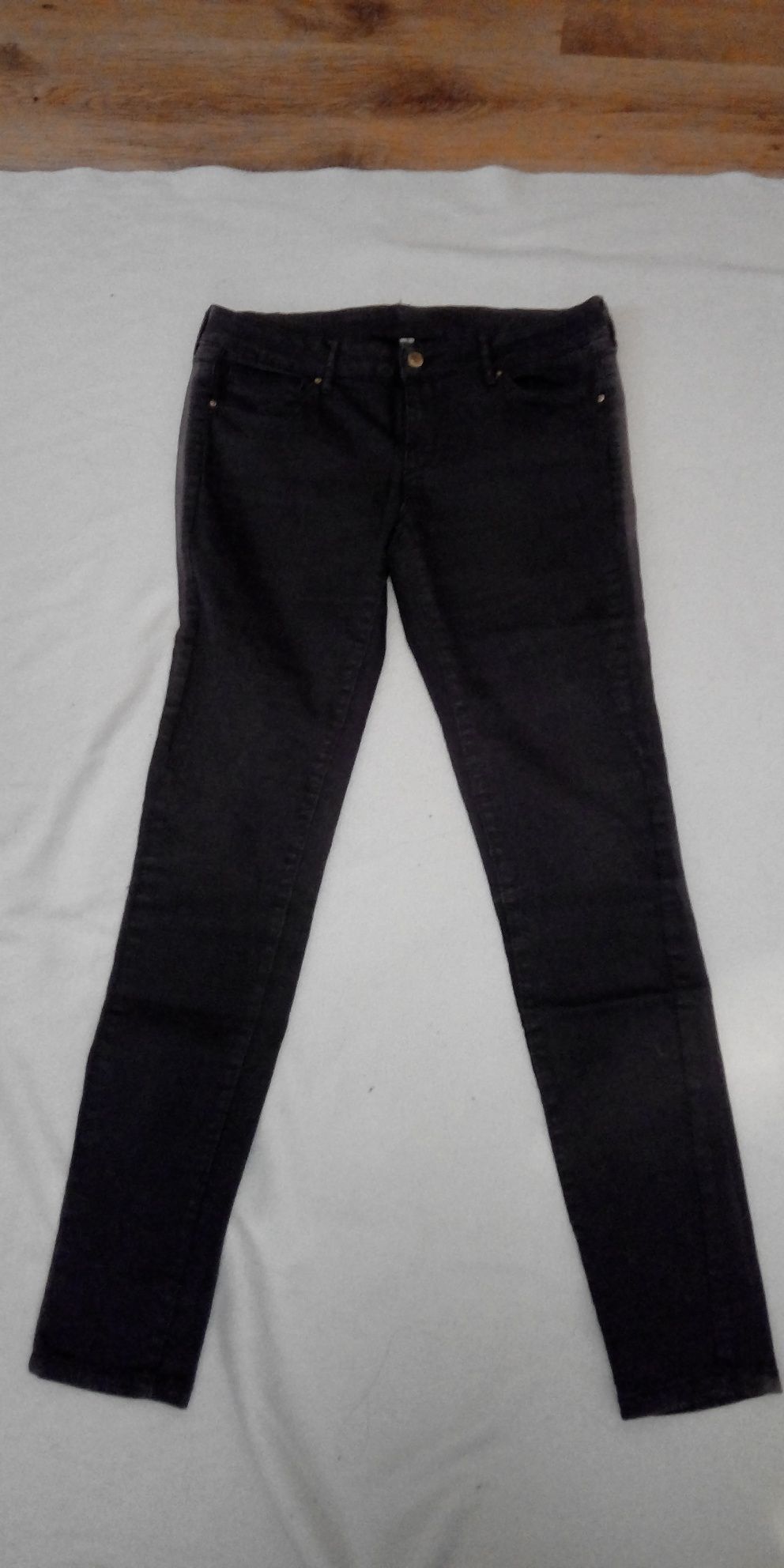 Spodnie dżinsy jeans szare Mango rozmiar 40 L
