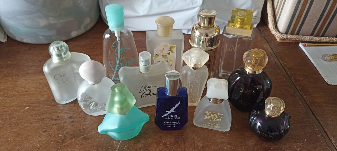 Frascos de perfume antigos