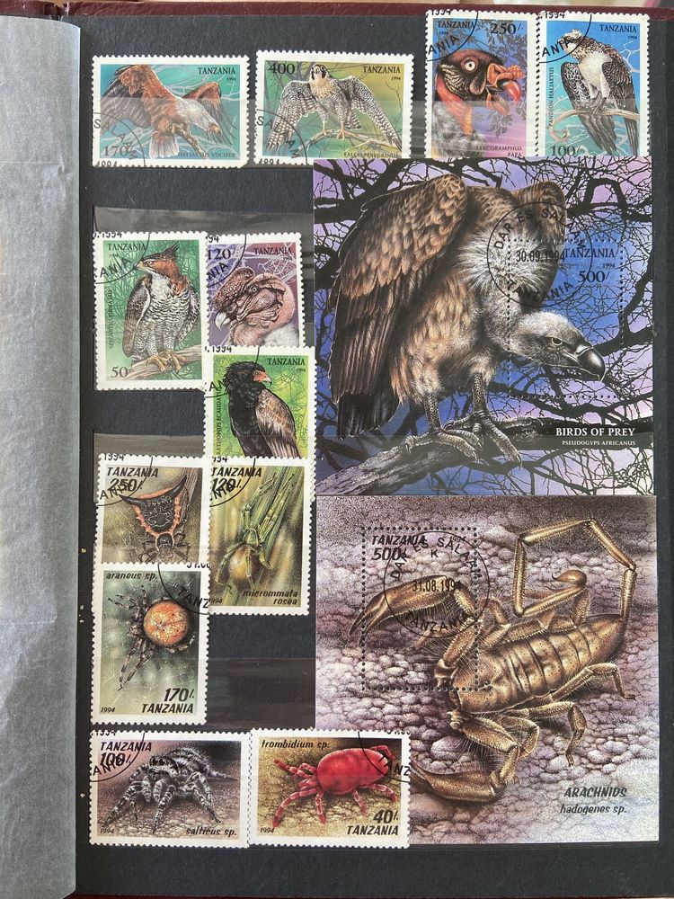 Klaser ze znaczkami kolekcja znaczków