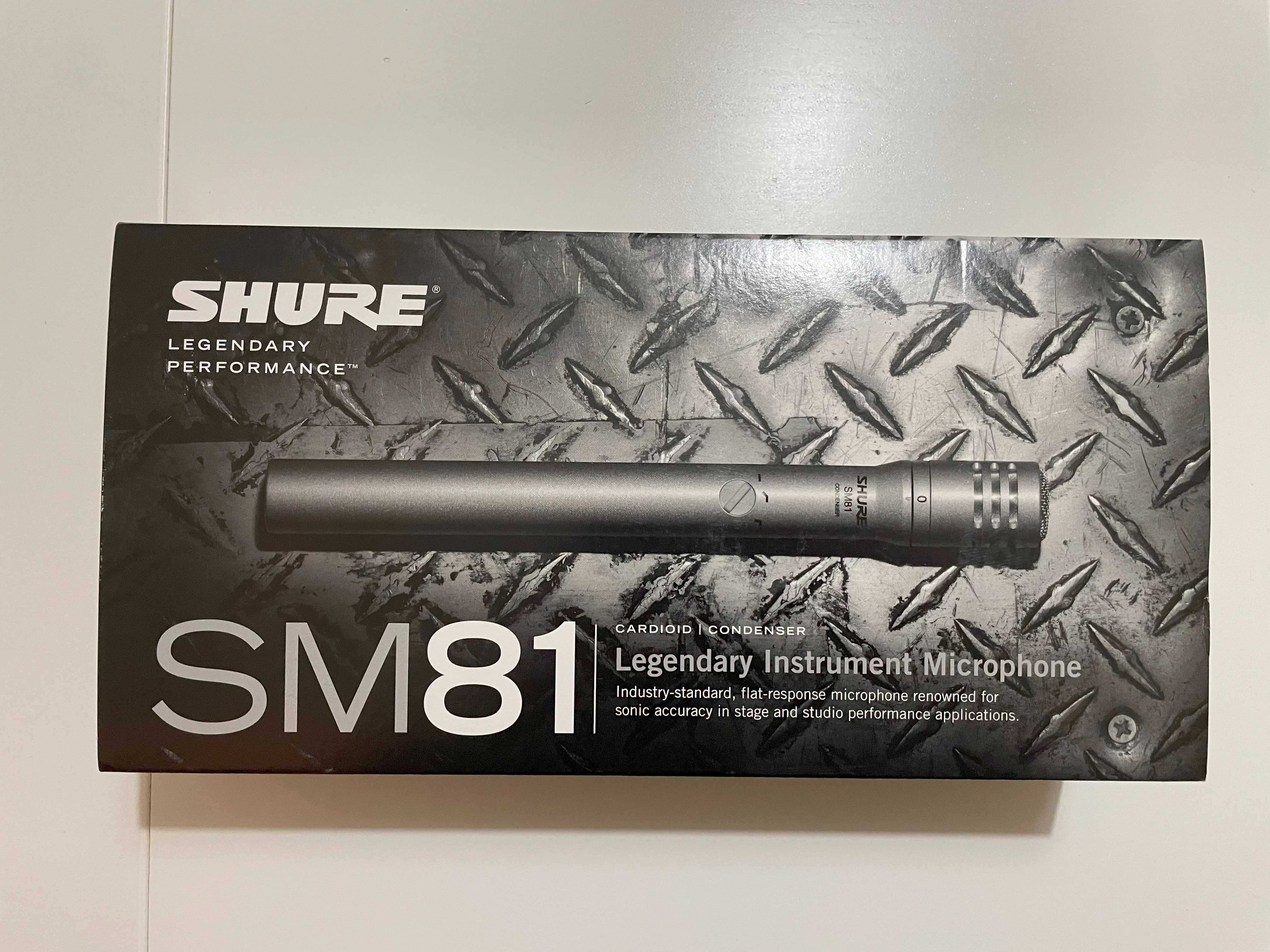 Microfone Shure SM81 Novo