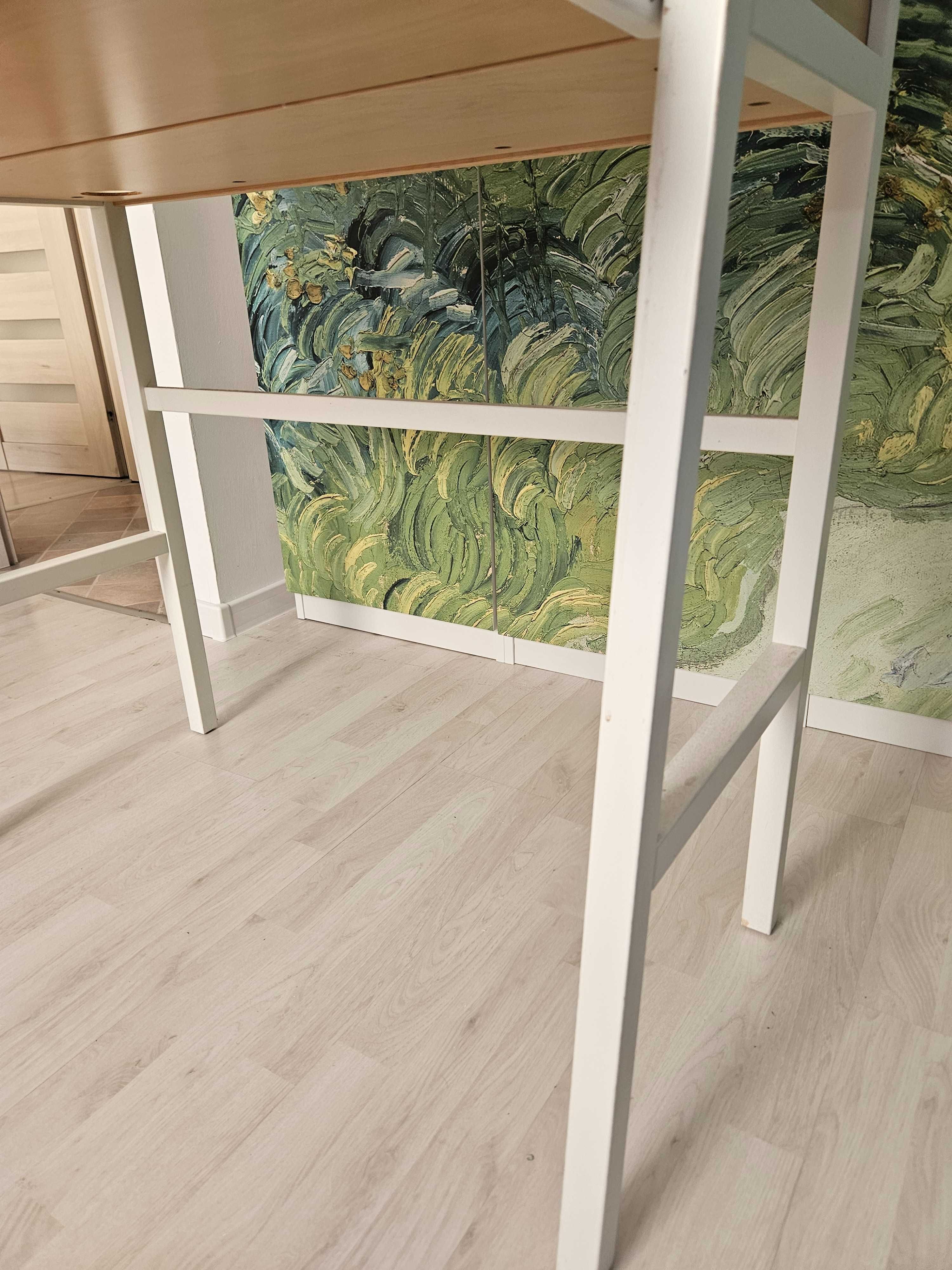 Ikea biurko sekretarzyk toaletka fornir brzozowy