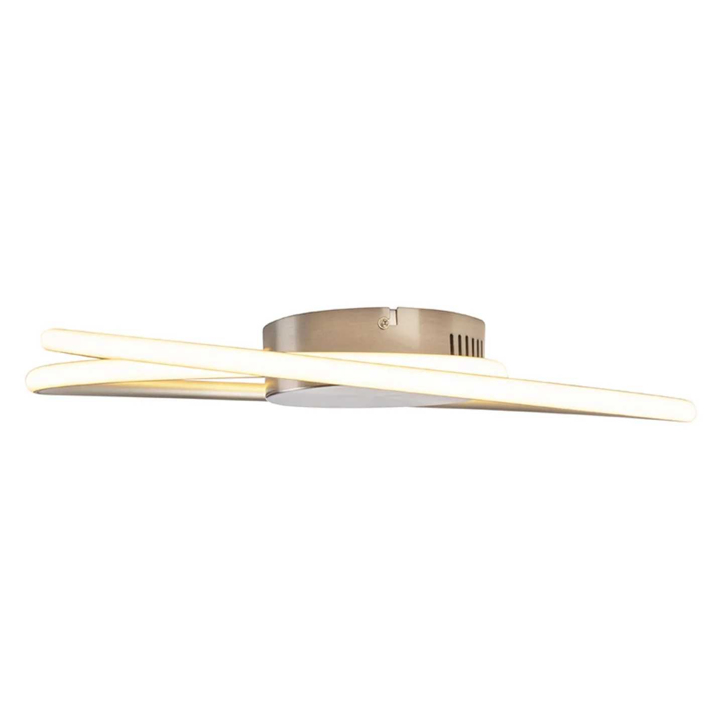 Designerska lampa sufitowa ze stali