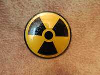 Знак радиации ,эмблема, наклейка.