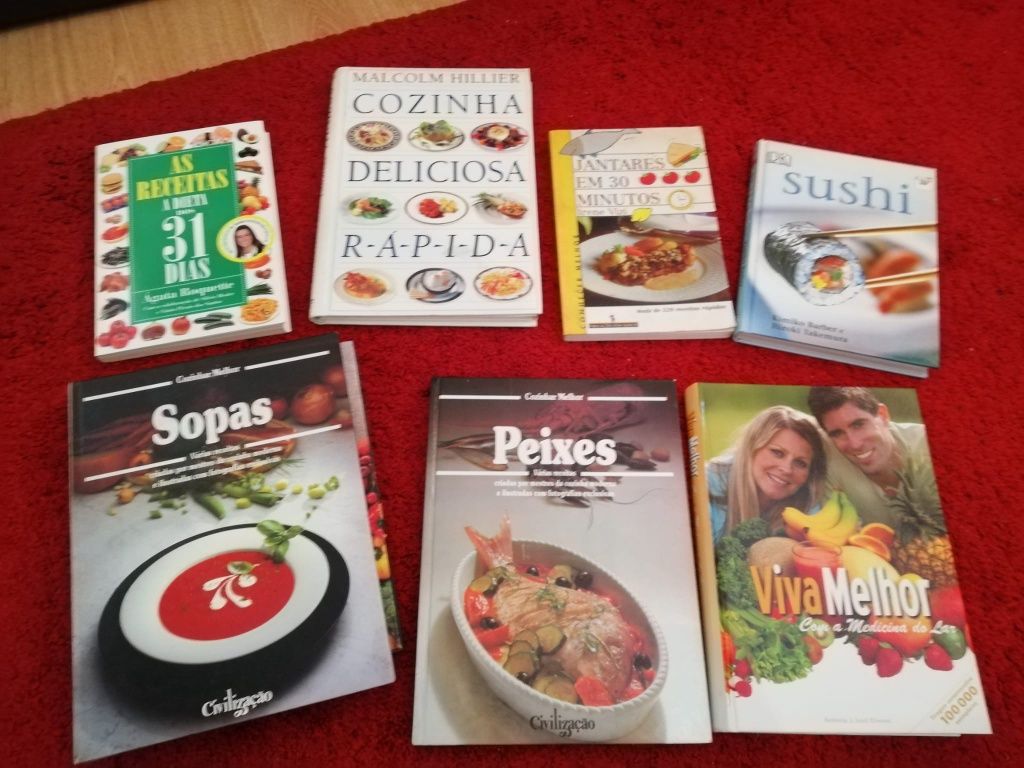 Cozinha livros vários