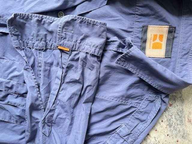 Boss Orange - przewiewna, designerska koszula z regulowanym rękawem