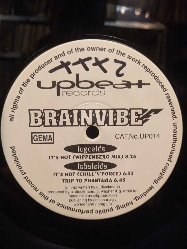 Brainvibe.It,s Hot.Techno Trance, płyta winylowa