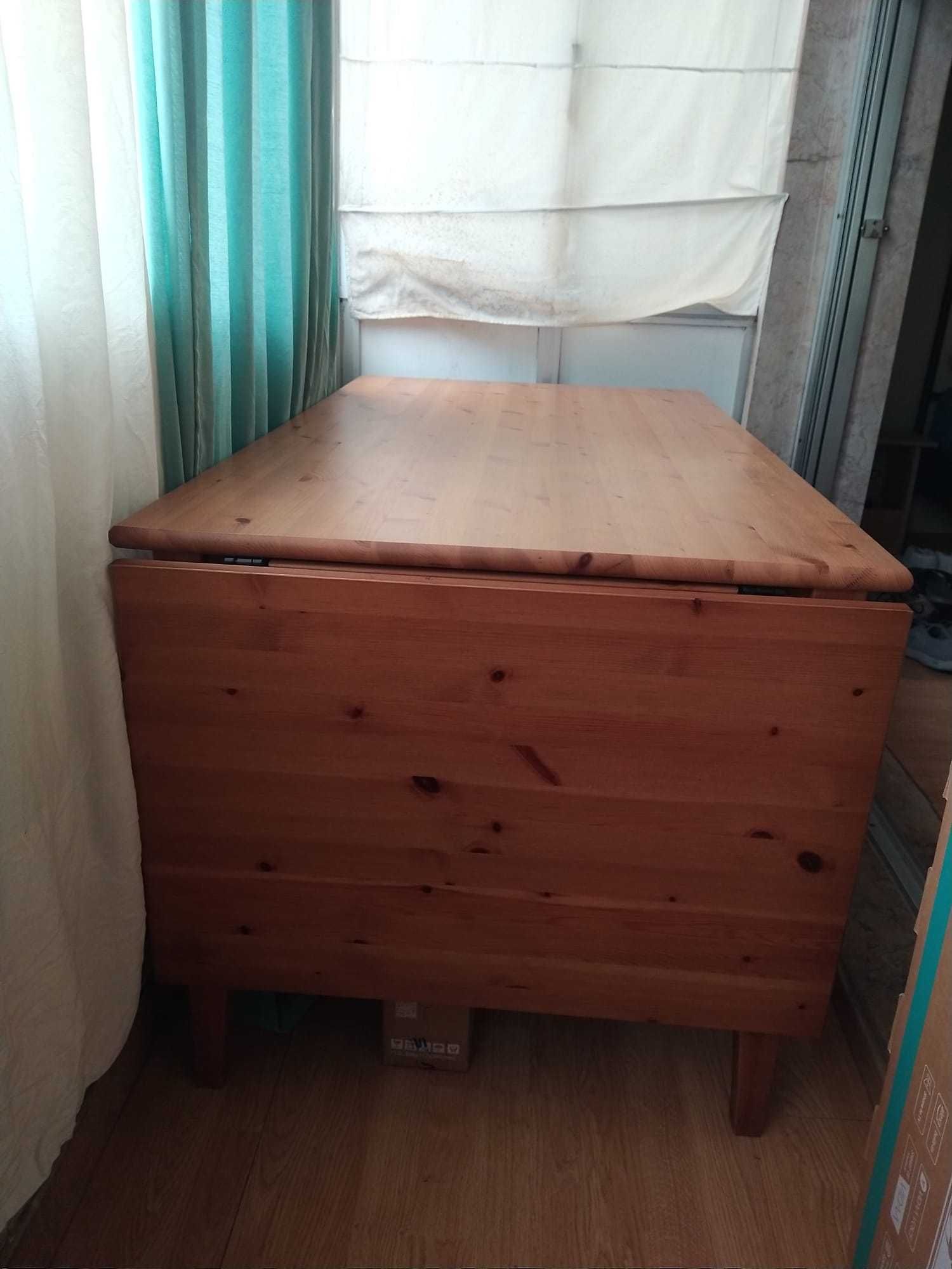 Mesa de Refeição Extensível - Madeira - Bom Estado