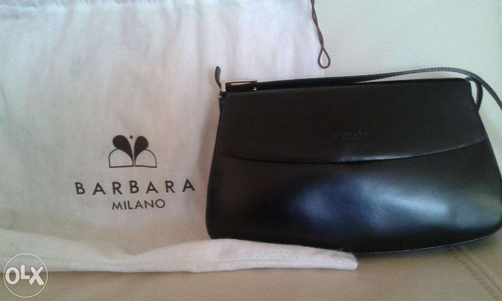 Torebka skórzana, czarna. NOWA. Firmy BARBARA