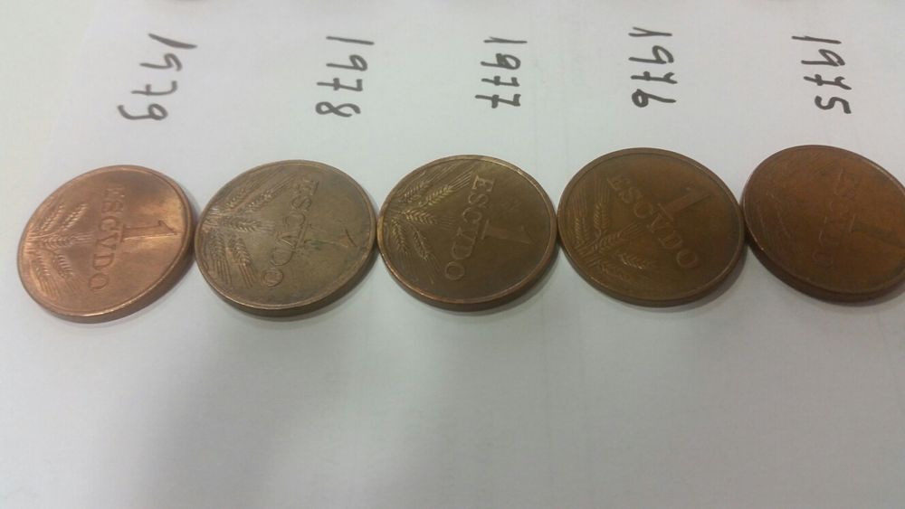 Coleção de moedas antigas