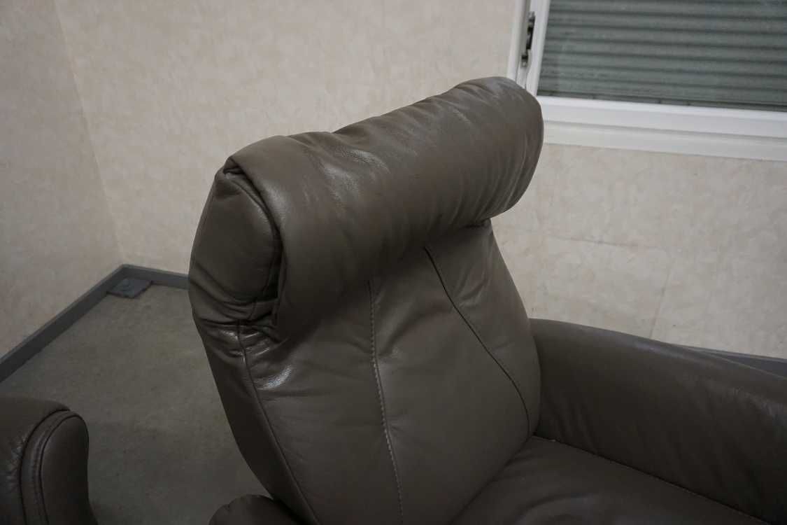 zestaw skóra naturalna 3+1+1 fotele funkcje relaksu himolla w-1002