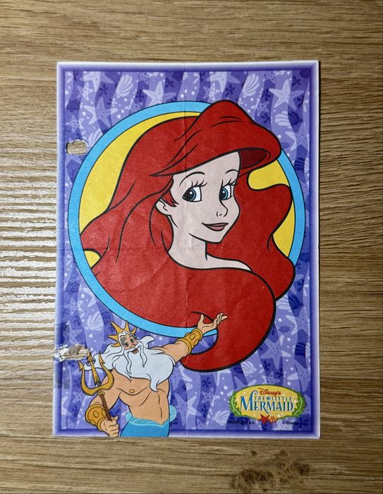 Karteczka do segregatora mała Arielka