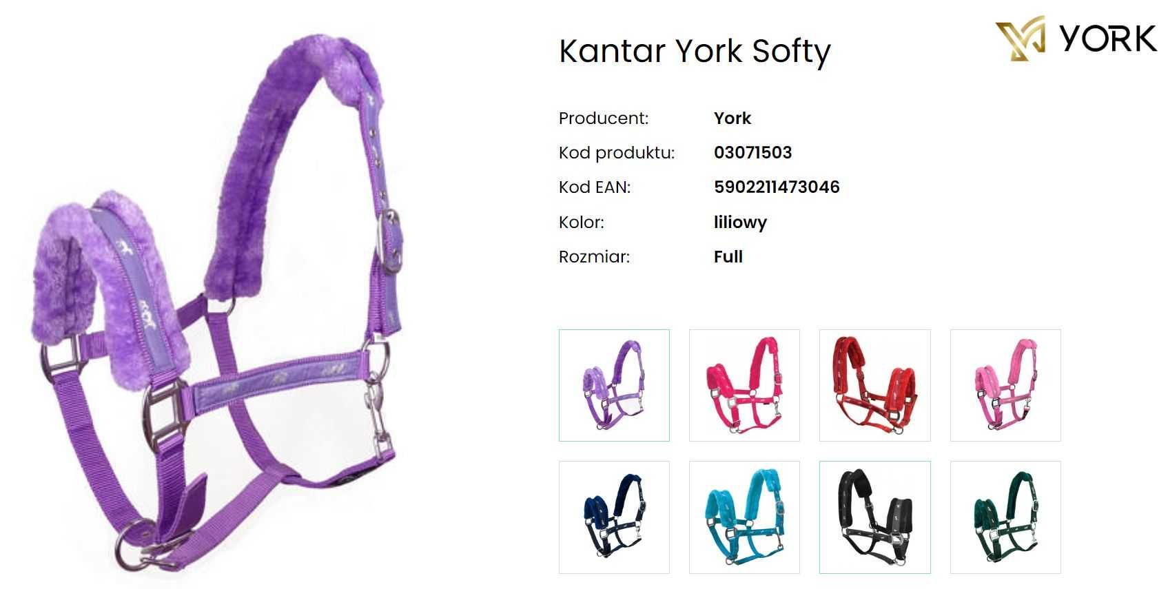 Kantar York Softy niebieski Full