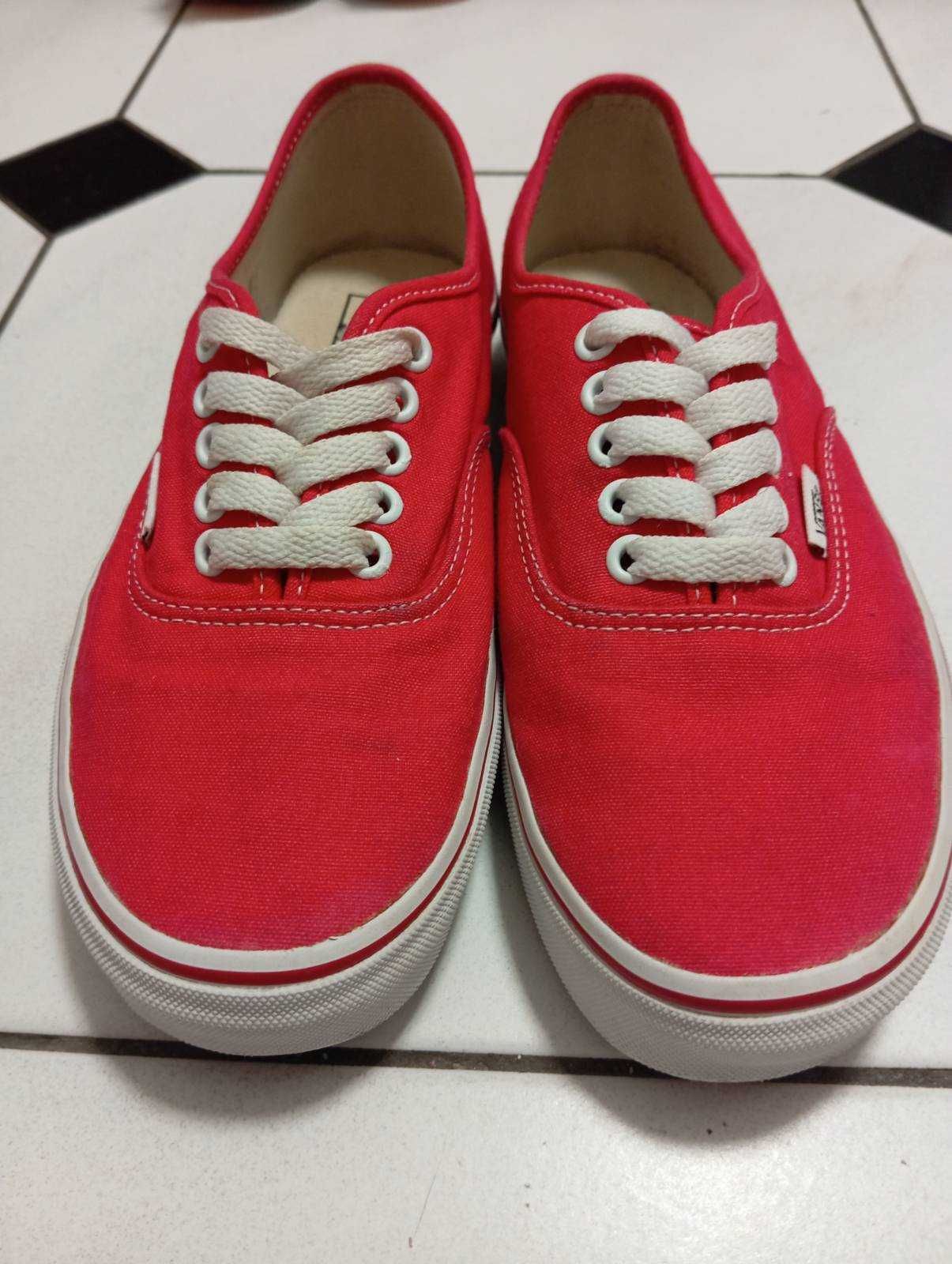 Кеди vans authentic red 38,5р. (24,5см) - 275 грн торг