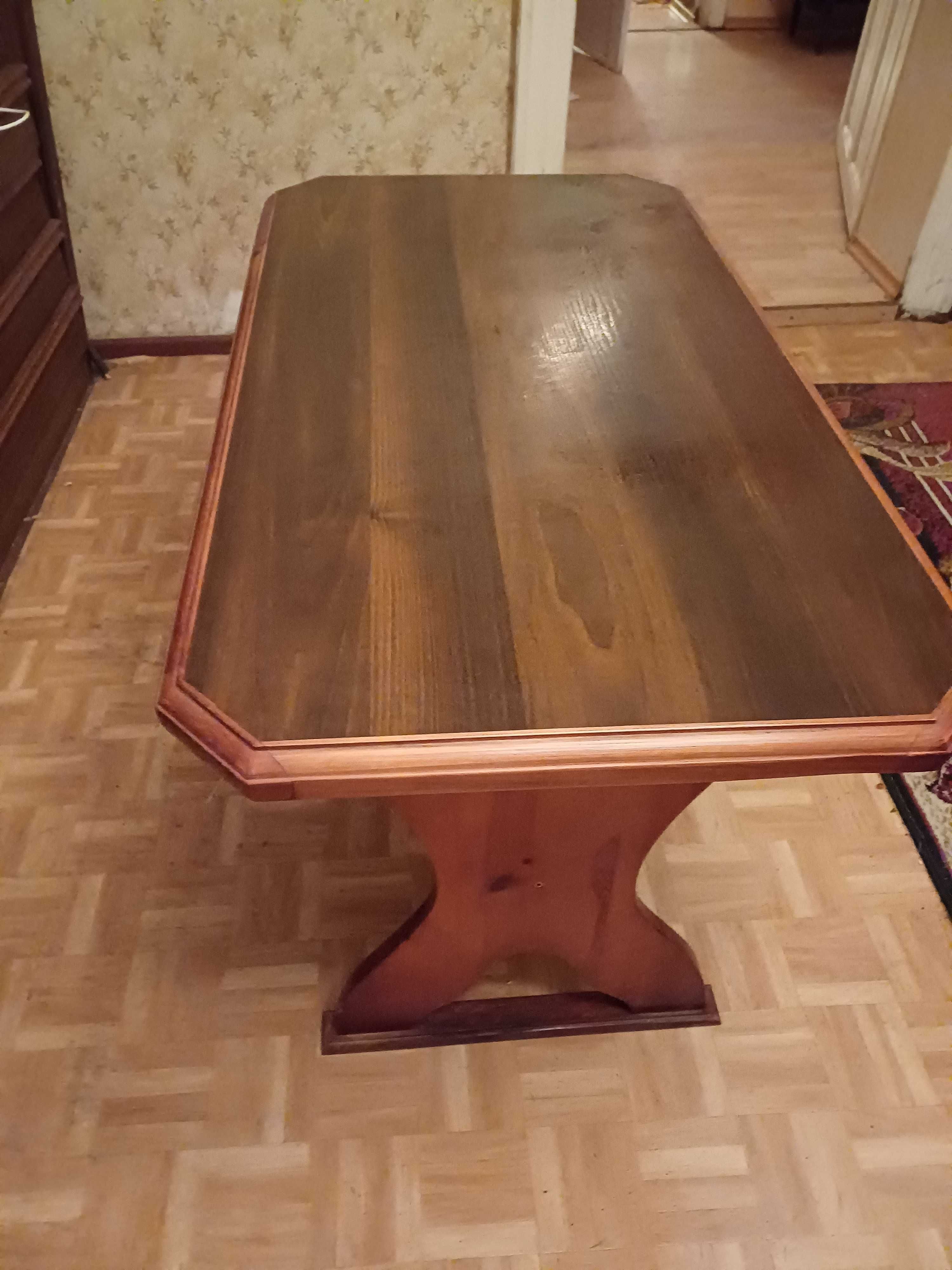 Ława / stół w ciemnym kolorze