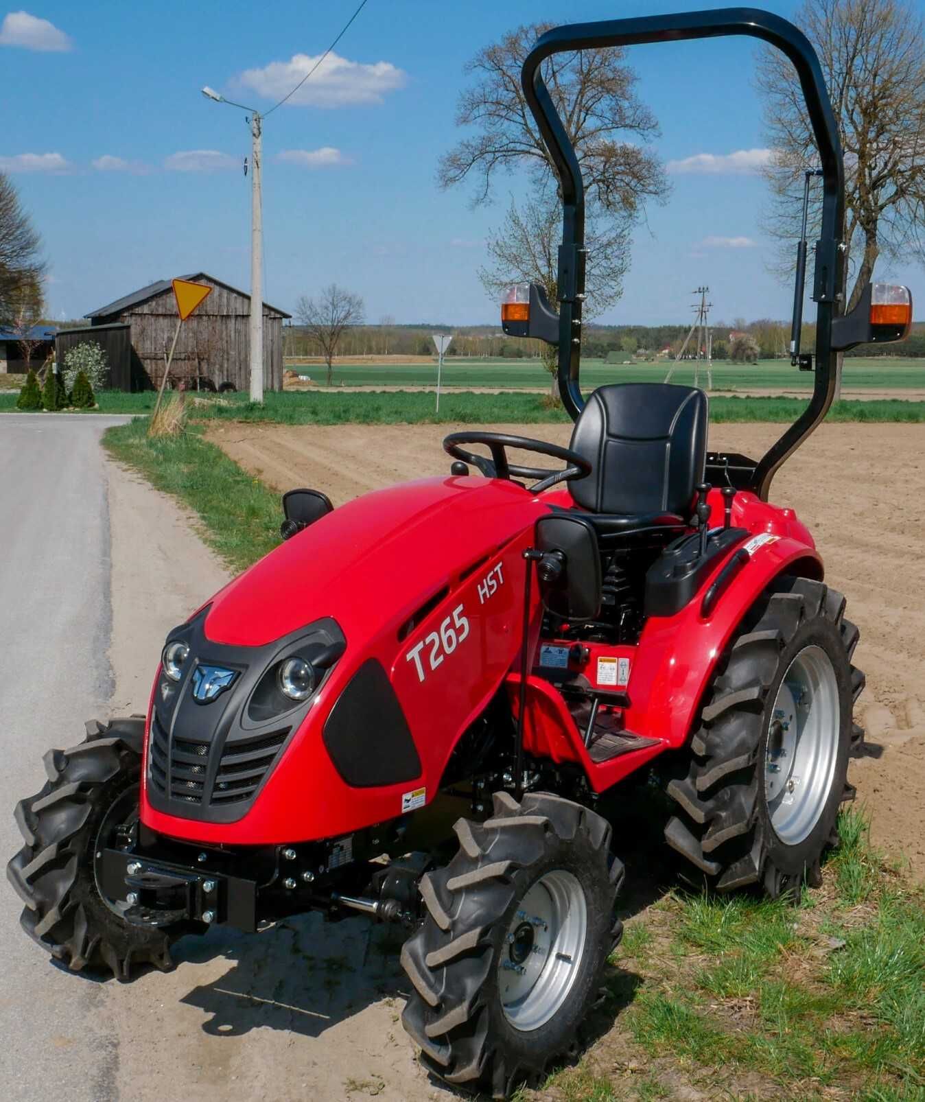 TRAKTOREK komunalny, ogrodniczy TYM 265, 24 KM 4x4 jak KUBOTA, ISEKI