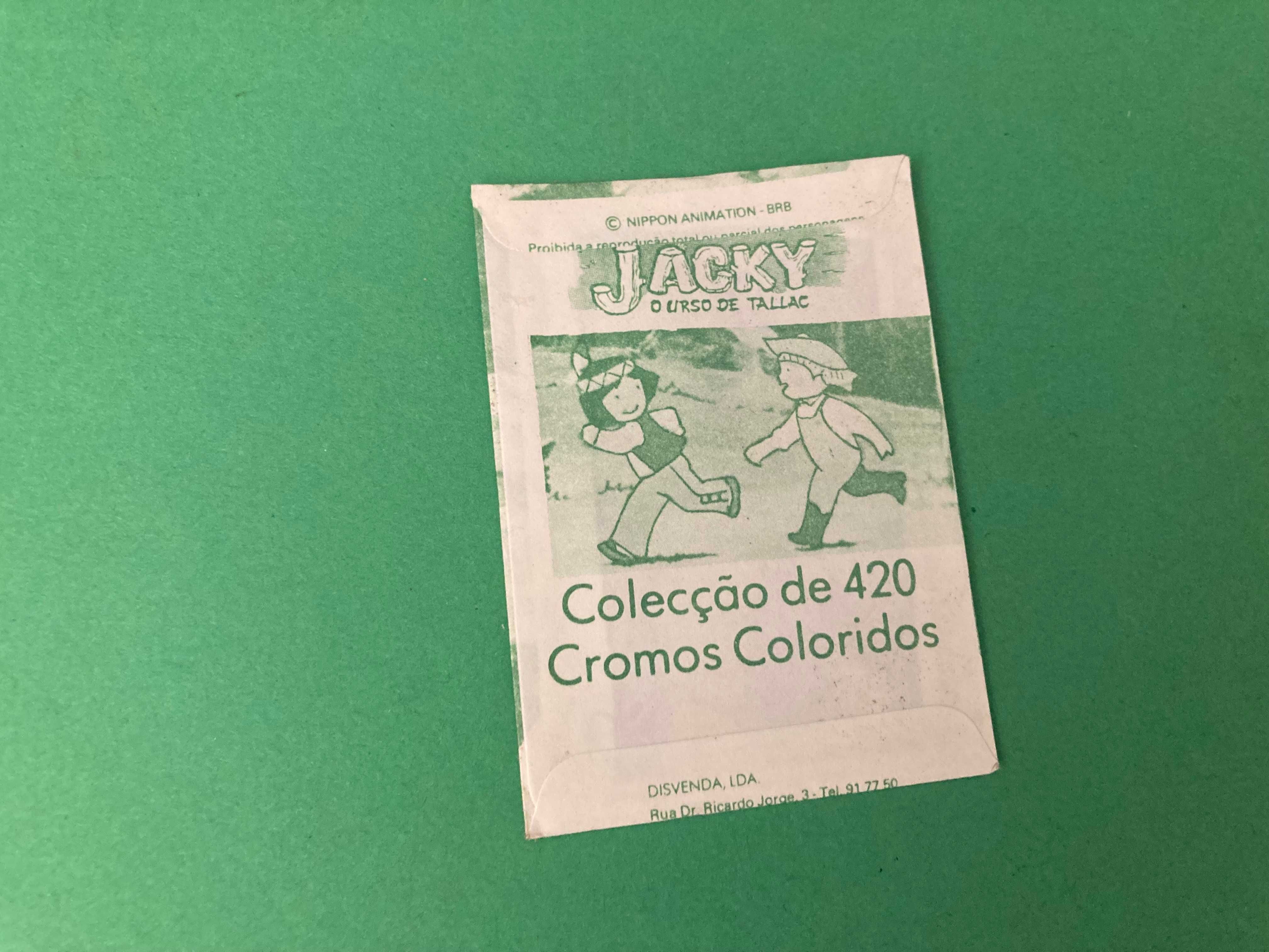 Rara Carteira de Cromos Jacky o Urso de Tallac Disvenda