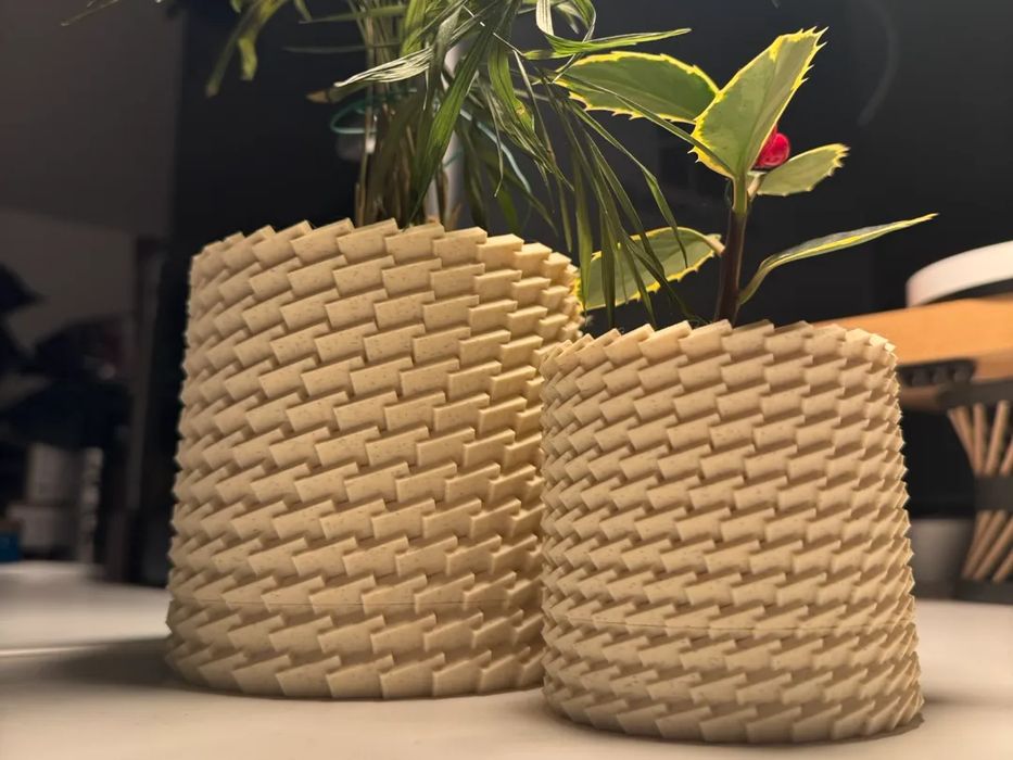 Vaso Paramétrico "Tijolo" com Dreno Rotativo