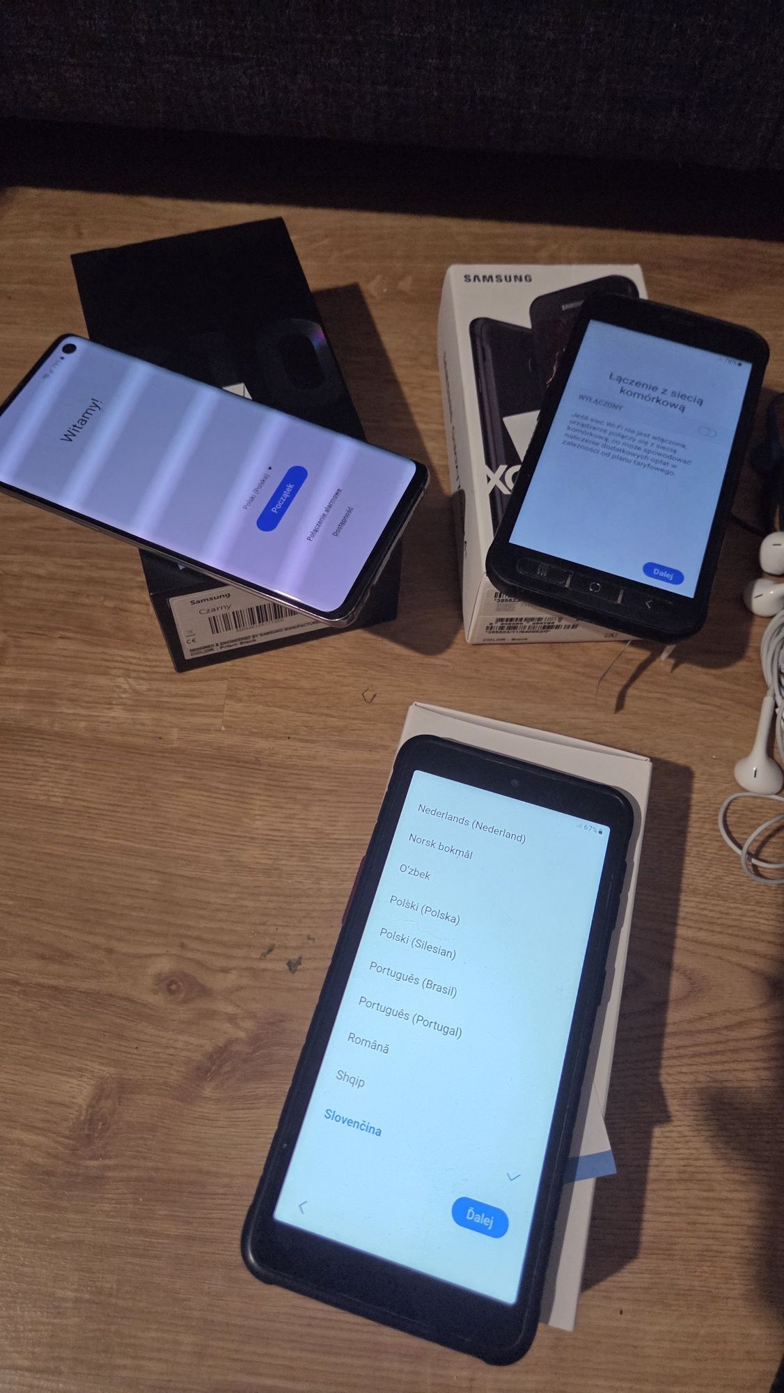 Zestaw xcover 5 xcover 4s galaxy s10 + kable router słuchawki