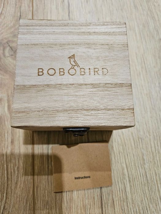 Drewniane pudełko na zegarek Bobo Bird