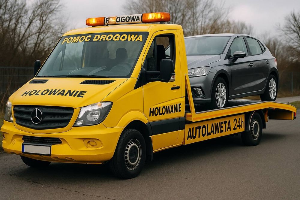Laweta Pomoc drogowa Auto laweta Transport Holowanie Pomoc drogowa