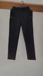 Czarne spodnie legginsy