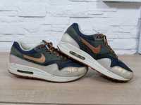 Nike Air Max 1 Premium buty sportowe skórzane granatowe 39