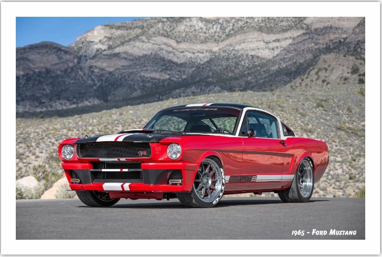 Foto/Poster Ford Mustang 1965 Papel fotográfico Premium Brilhante