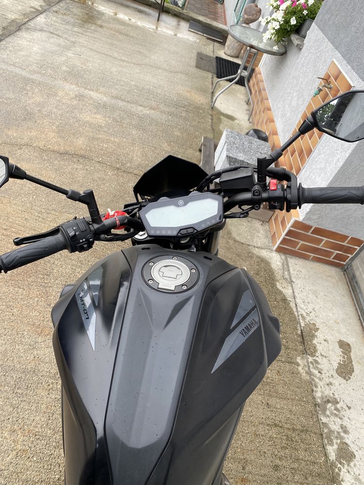 Yamaha mt07 2018 czarny 35kw a2 ABS