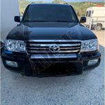 Передние фары ( черные ) Toyota Land Cruiser 100 (98-05) оптика фара