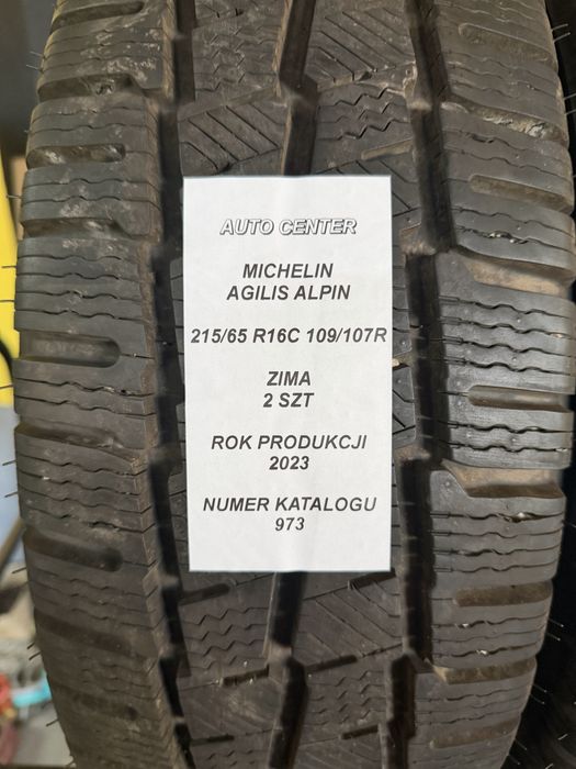 Opony zimowe 215/65R16C 109/107R Michelin Agilis Alpin | 2 sztuki