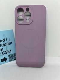 Mercury MagSafe Silicone Mikrofibra - iPhone 15 Pro Max - Lavenda