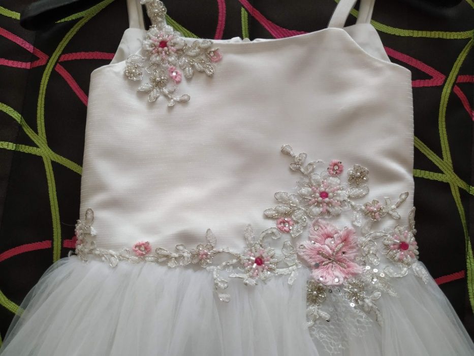 Vestido Cerimónia/Baptizado -Dos 3 aos 4 anos