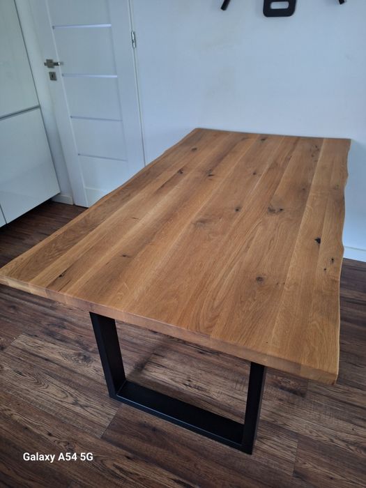 Stół  z Litego Drewna  Dębowego  Rockford  Loft