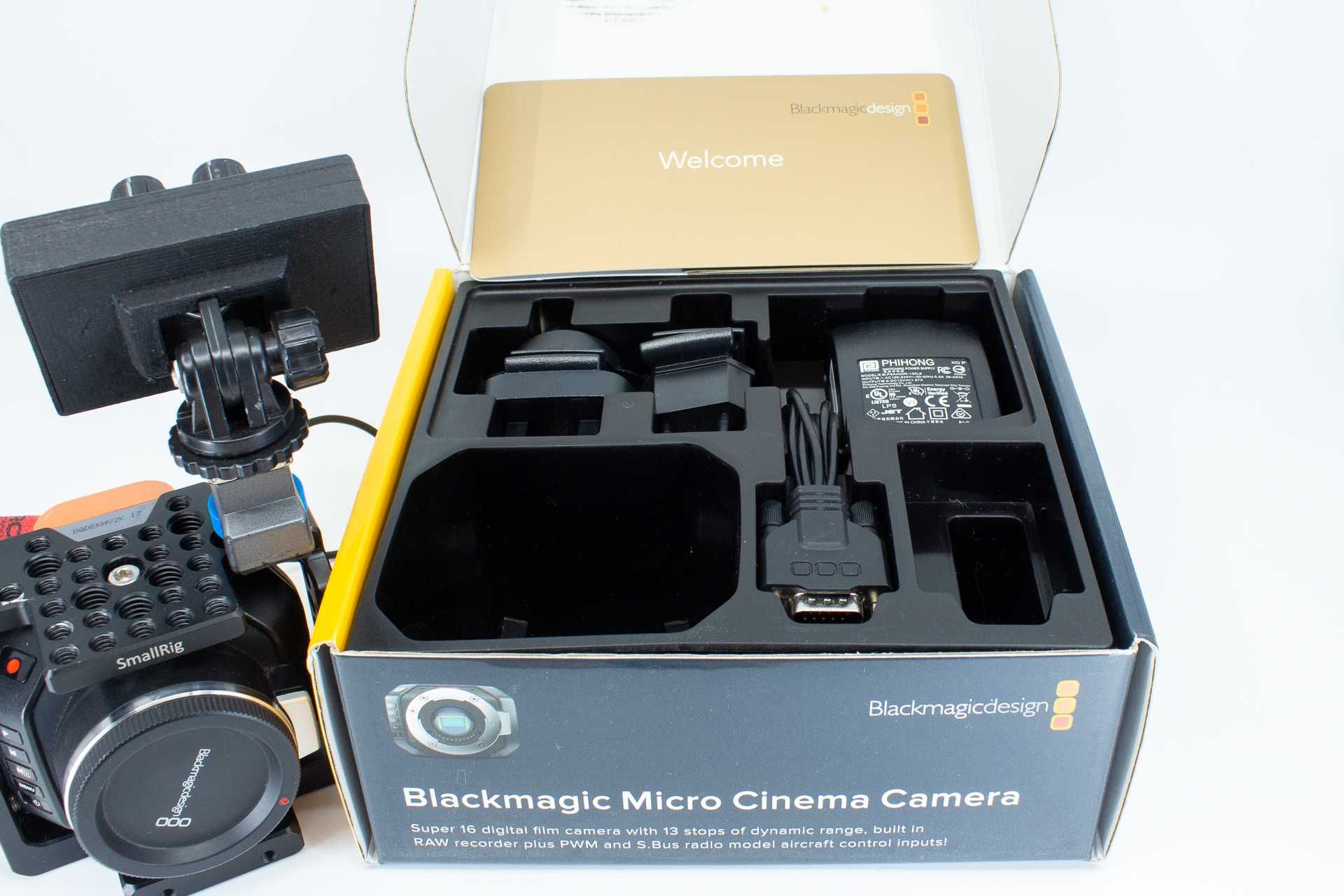 Blackmagic Micro Cinema Camera + Zacuto Z-Finder EVF + CGPRO Remote V2
