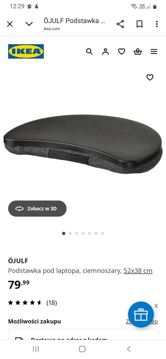 Podstawka pod laptopa IKEA