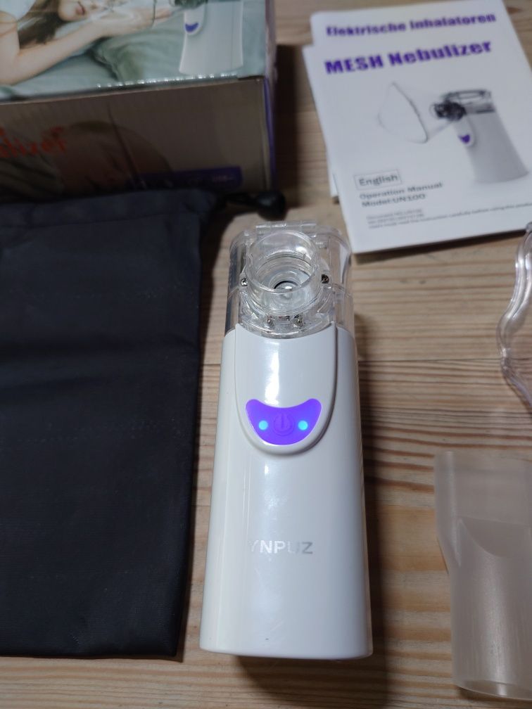 Inhalator Nebulizator UN100-Y dla dorosłych i dzieci ładowany USB