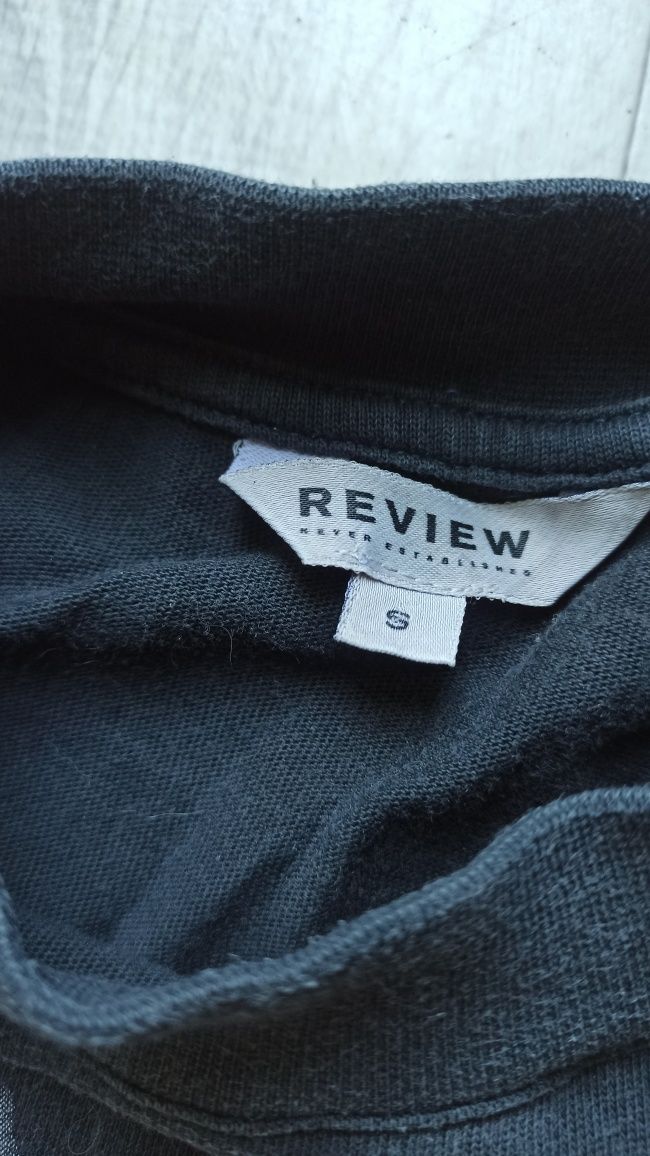 koszulka t-shirt z krótkiej rękawem oversize boxy z nadrukiem review S