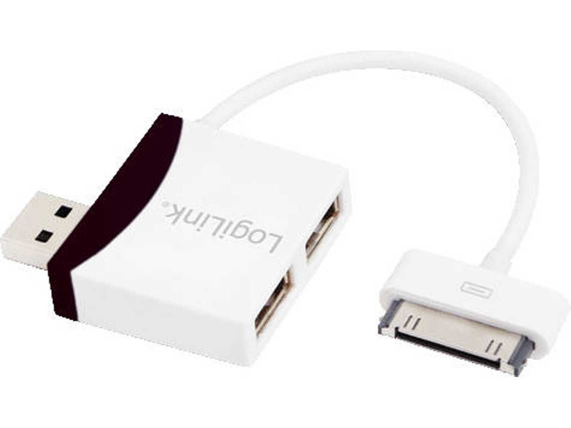 HUB USB 2.0 com ficha dock Apple